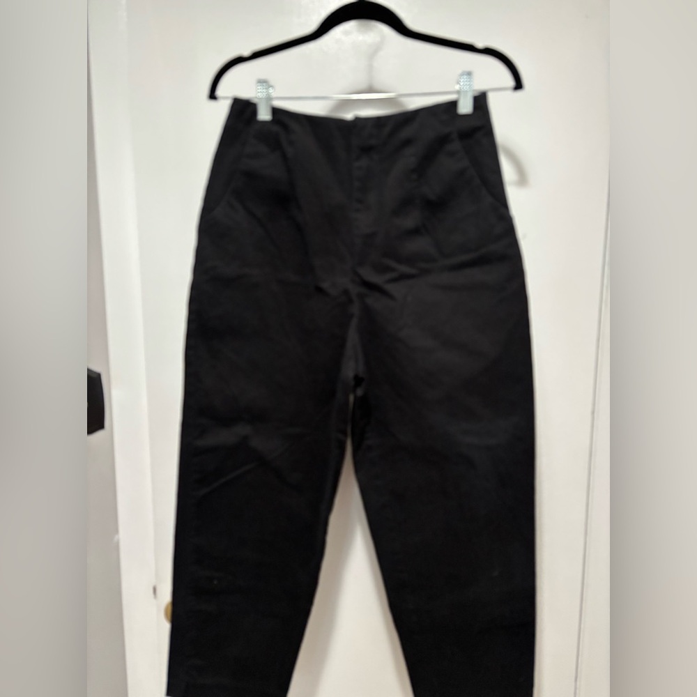 Zara Black Straight-Leg Women's Pants Medium
